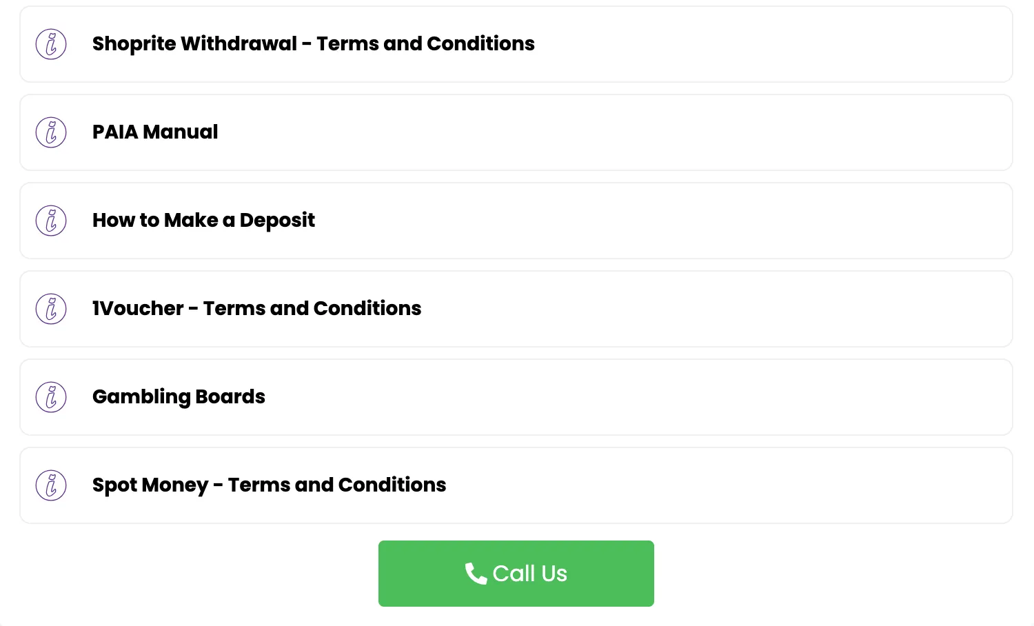 HollywoodBet South Africa Customer Support Interface